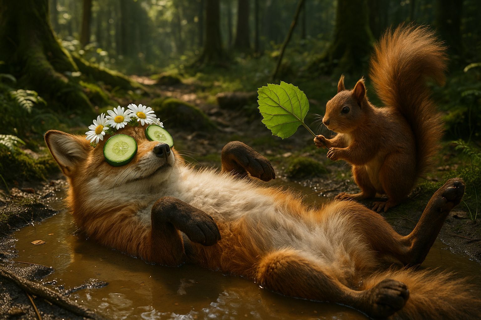 Fox's Mud Bath Spa Day in the Forest