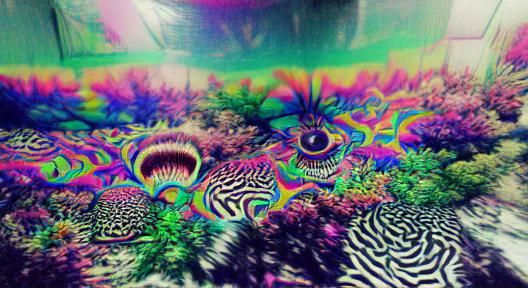 Vibrant Psychedelic AI-Generated Art