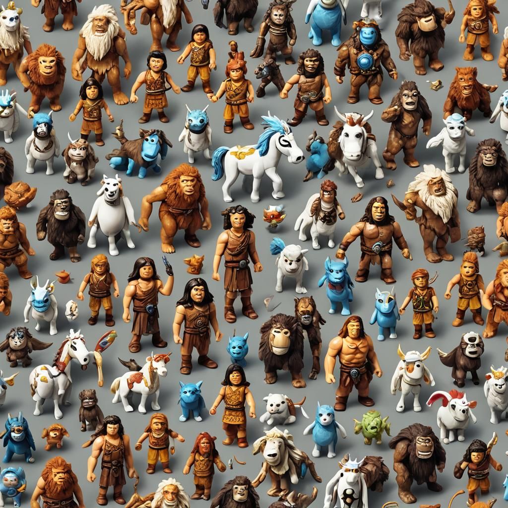 Chinese Superhero and Robot Unicorn: Hyperrealistic Splash A...