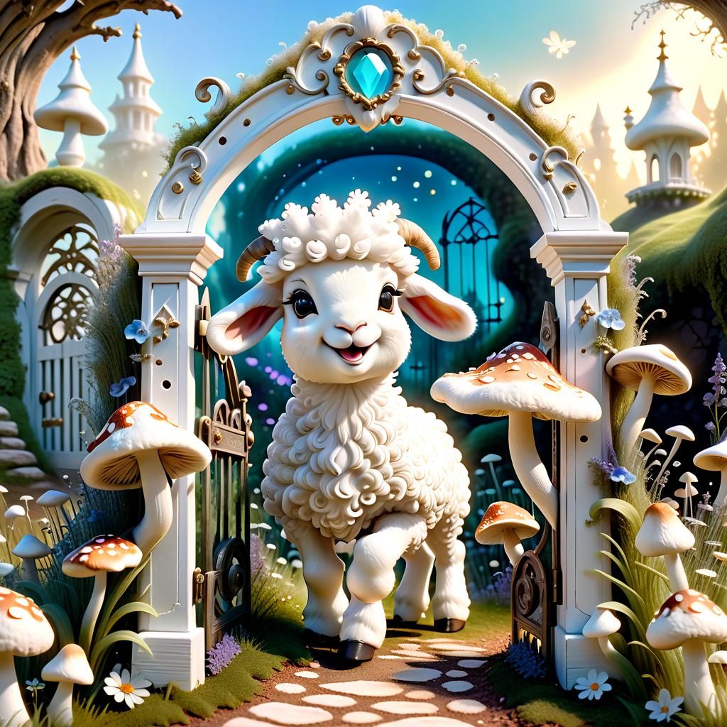 Magical Pop-Up Lamb Fairytale with Mary in 3D