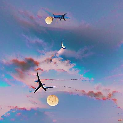 Child's Rocket to the Moon
