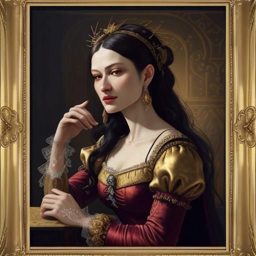 Renaissance Maiden Emerges, Baroque Style