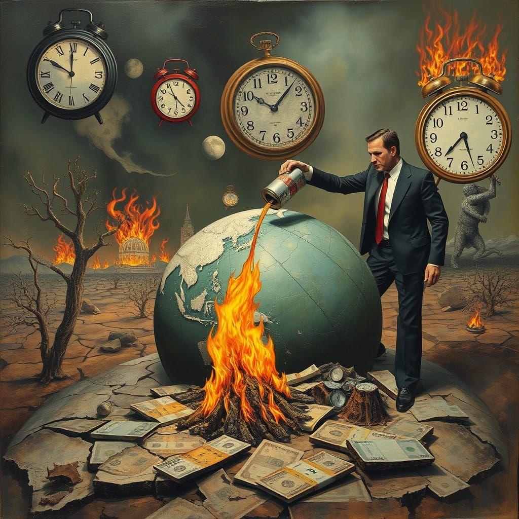 A World in Ruin: Greed Ignites the Apocalypse