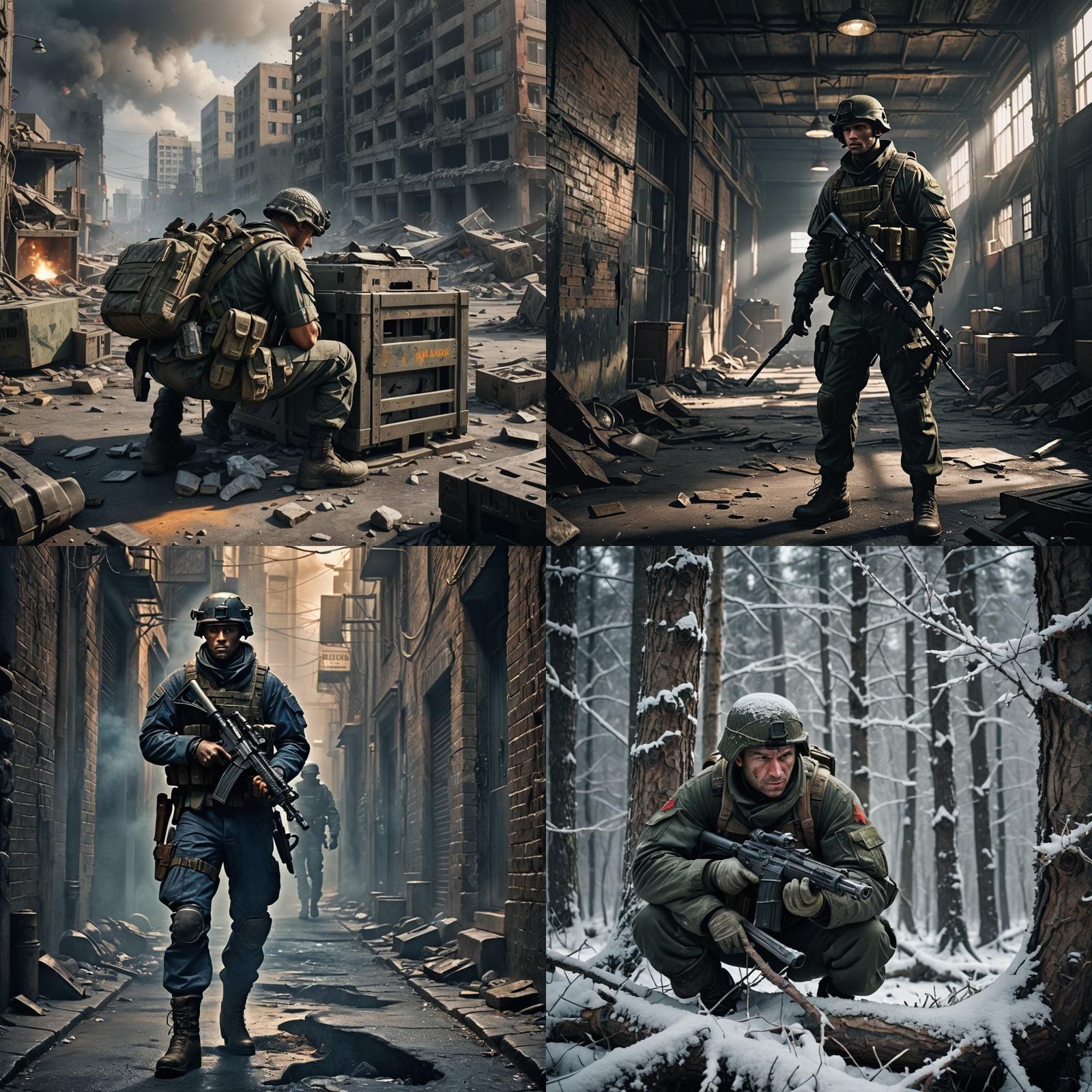 Call of Duty Cold War Hyperrealistic Wallpaper