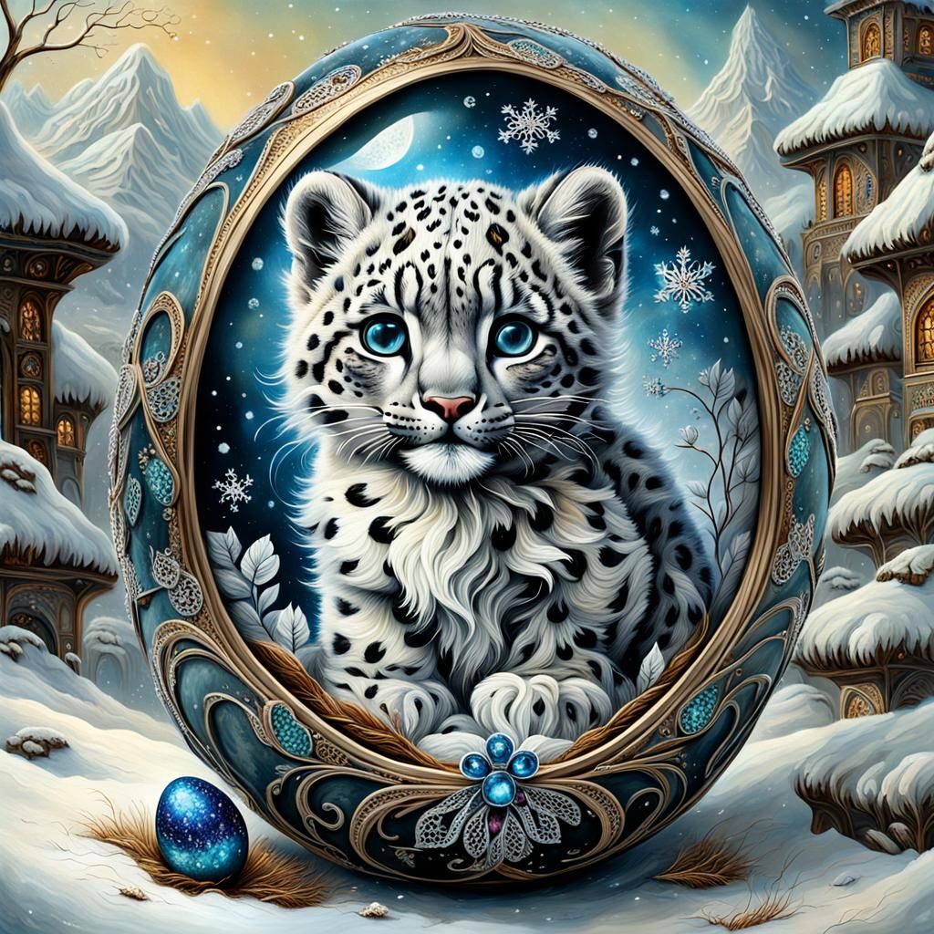 Snow leopard...