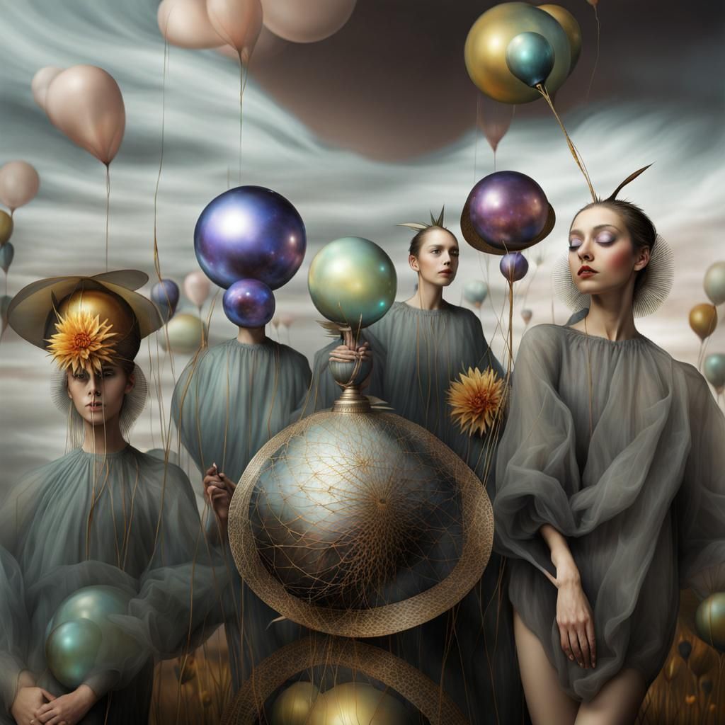 Magical Celebration in Photorealistic Surrealism