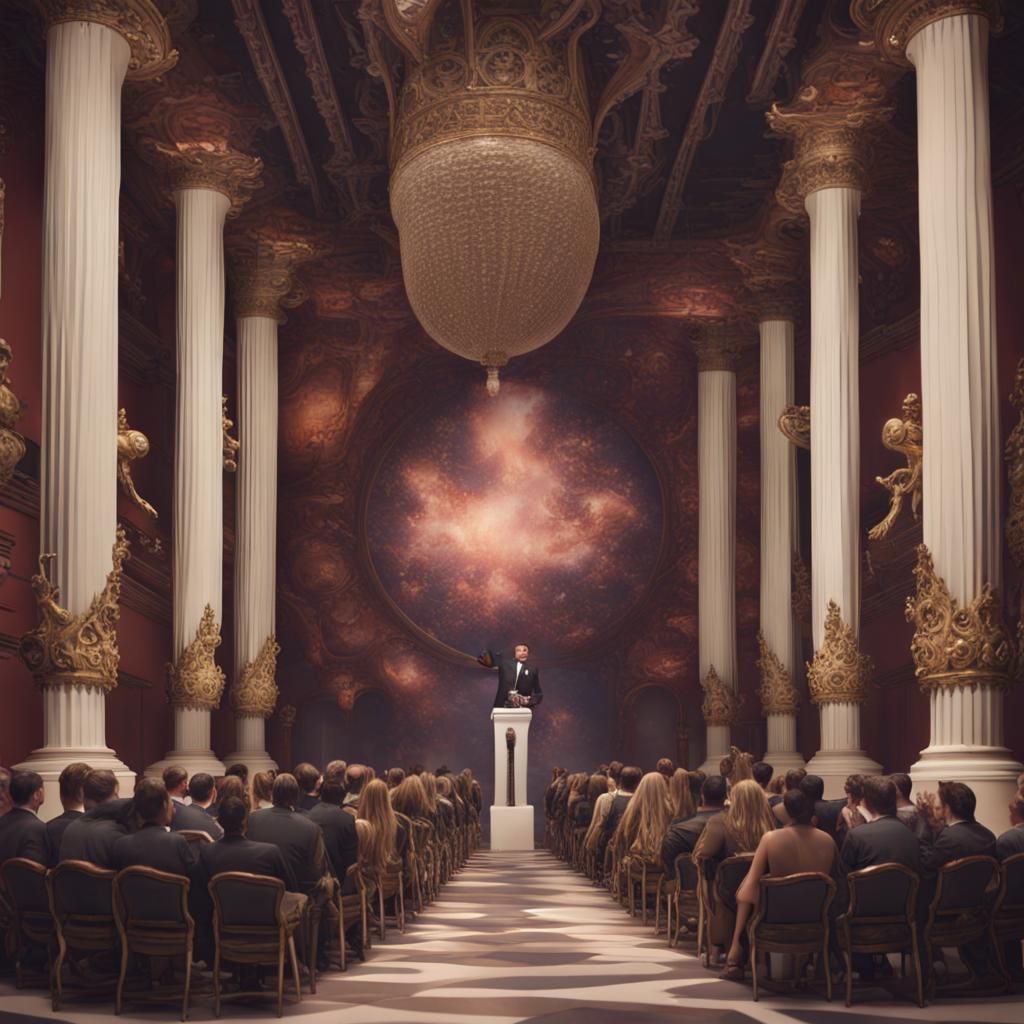 Dramatic Awards Ceremony in Digital Matte Painting