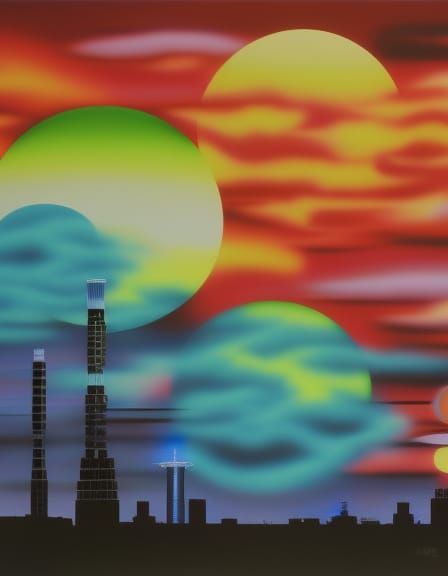 Four Seasons of Kyushu: Minimalist Airbrush Art