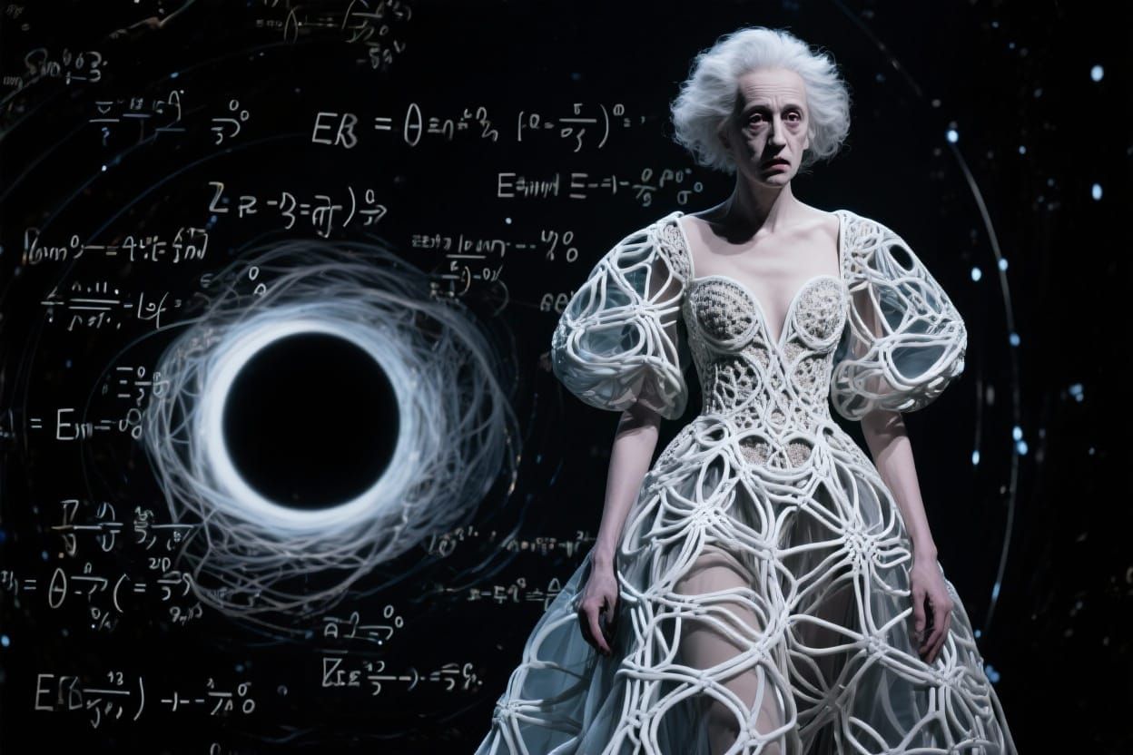 Empty & Scared Chromoshadowed Einstein Couture