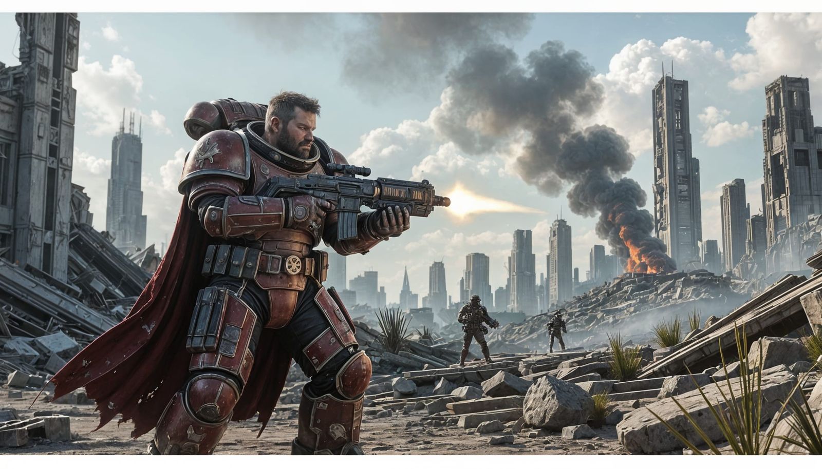 Warhammer 40k Rogue Trader on Alien Battlefield