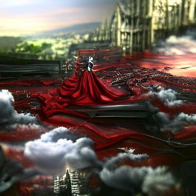 Detailed Matte Painting of the Scarlet King