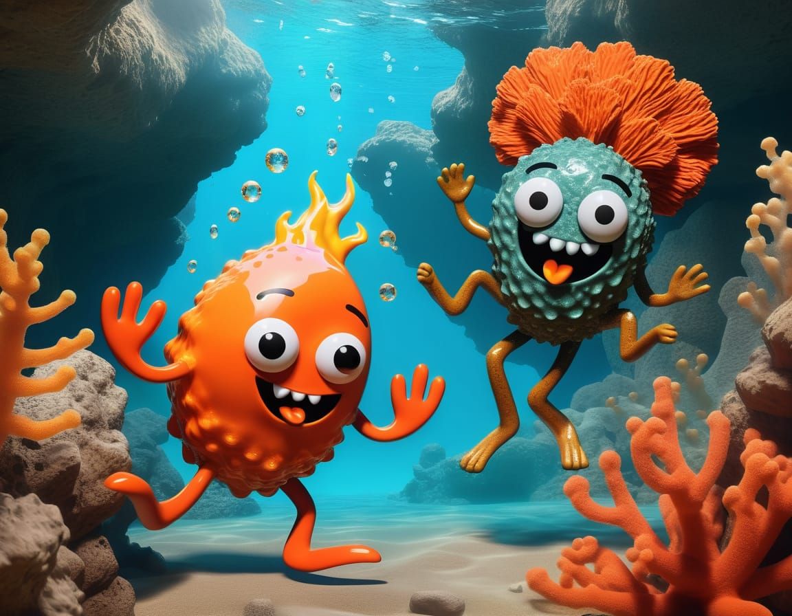 Tommy Danger & Ms Zing Liquified Fuzzy Swimdancing