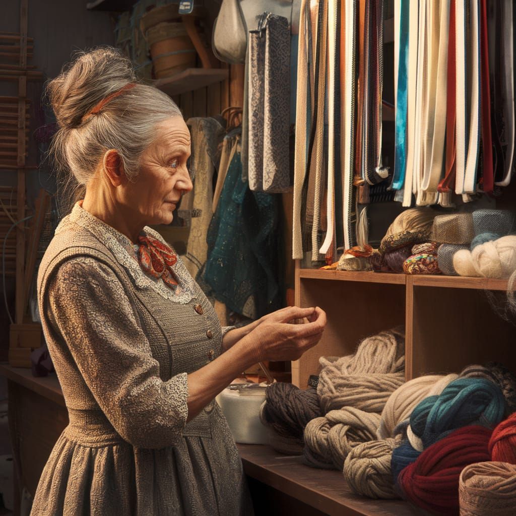 Hyperrealistic Haberdasher Portrait in Splash Art Style