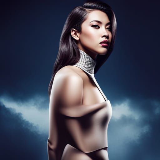 Hyperrealistic Full Body Portrait of Ongina in HDR