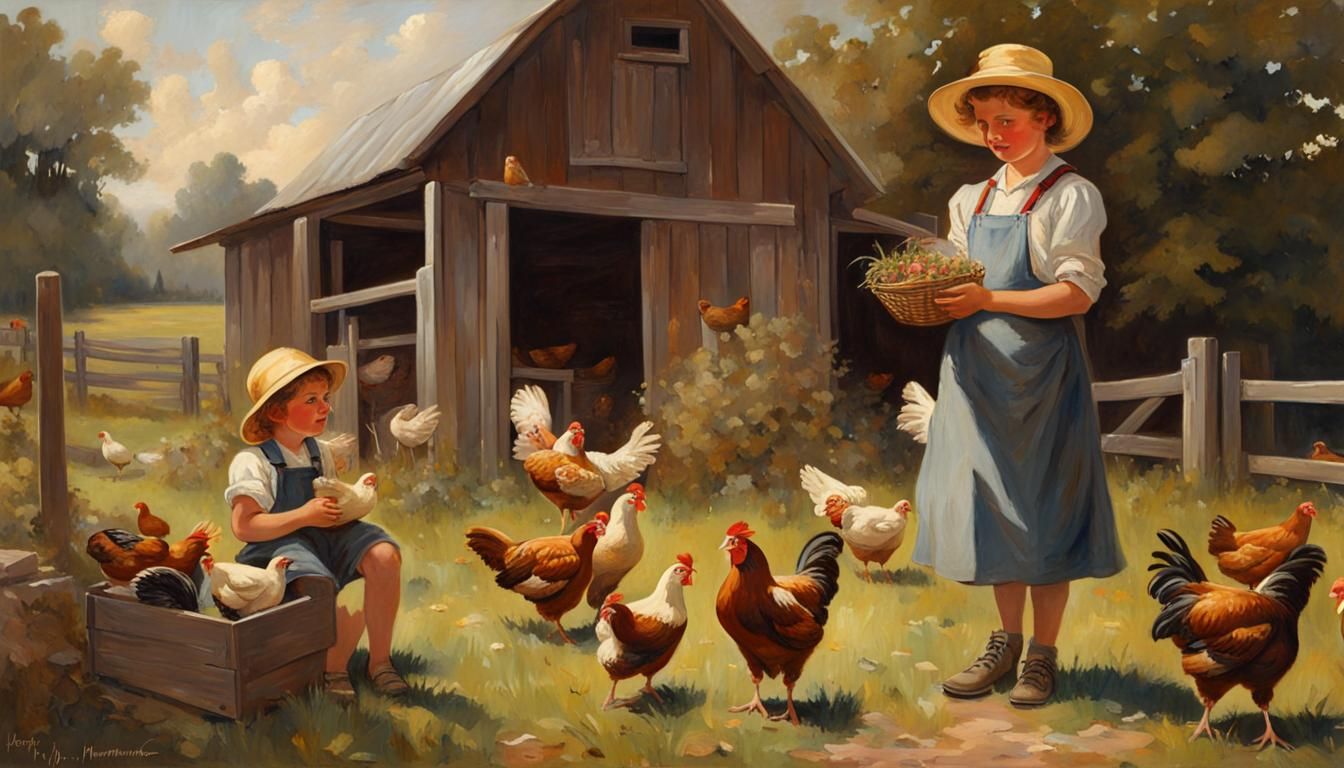 Farmer kid Feeding The chickens
Farm Life
Daily Challenges