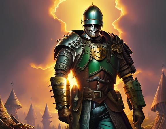 Steampunk Mickey and Donald in Amazon Jungle