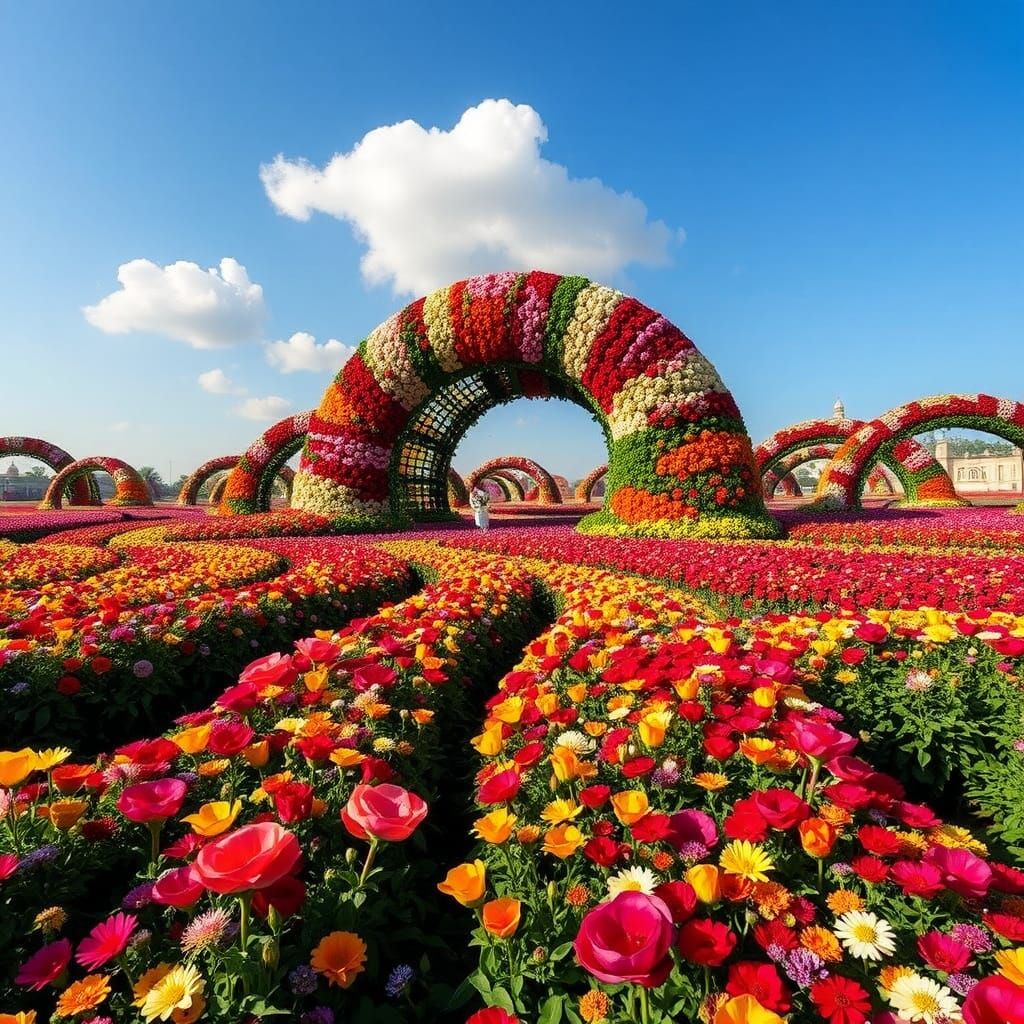 Dubai Miracle Garden: A Floral Masterpiece