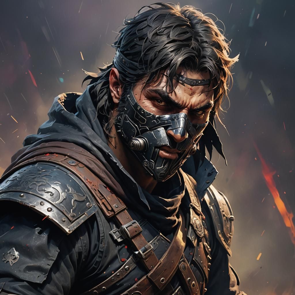 Dark Fantasy Bandit Concept Art