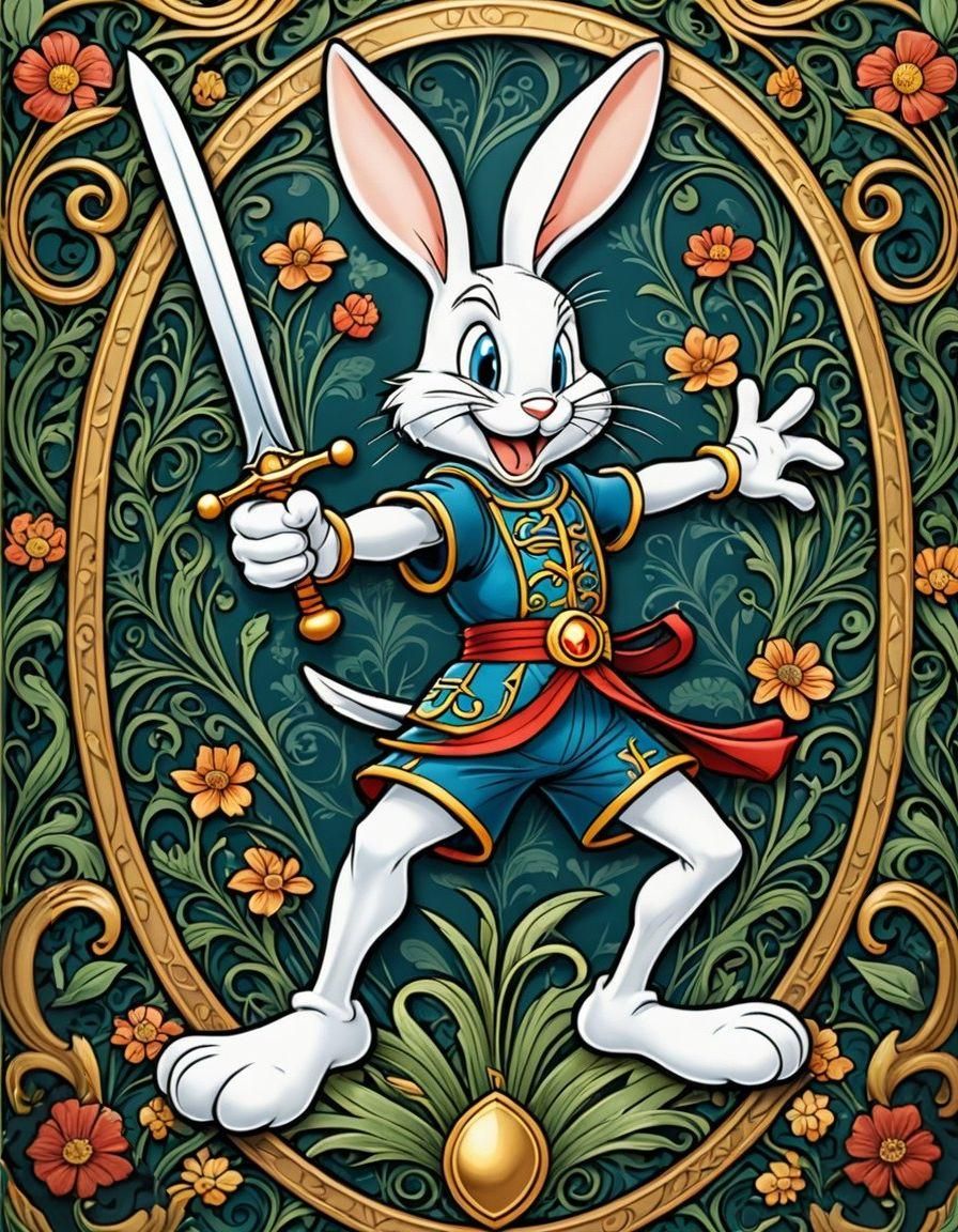 Hyperrealistic Bugs Bunny Fight at Buckingham Palace