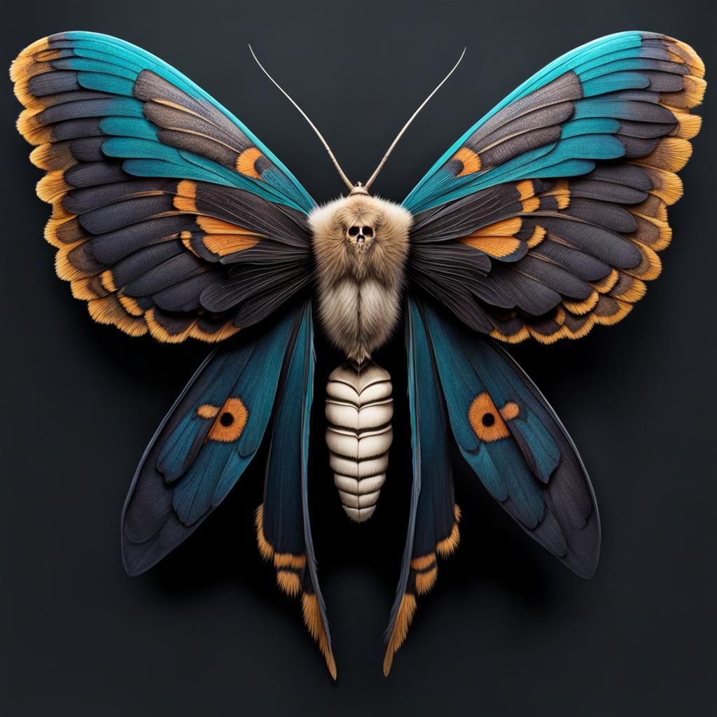 Skull. Optical Illusion