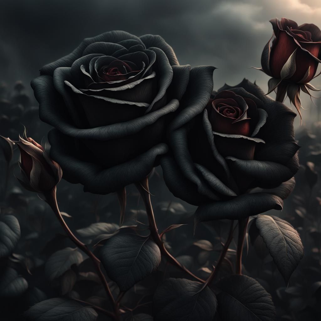 black roses
