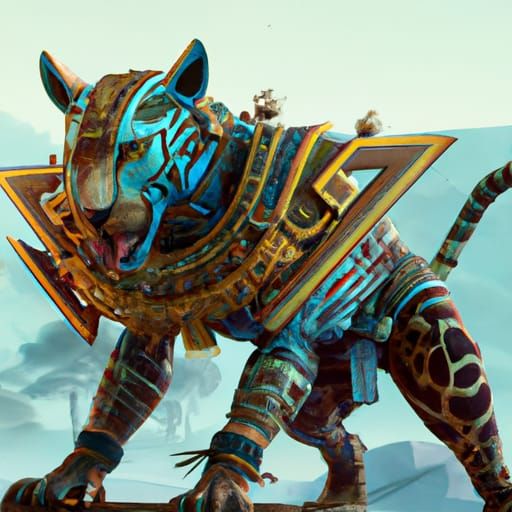 Aztec Jaguar Warrior Concept Art