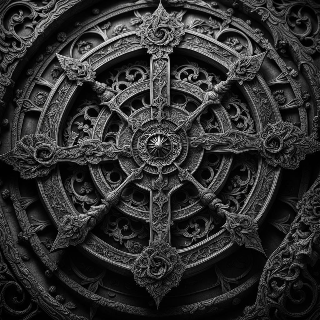 Hyperrealistic Alchemist in Cinematic Composition