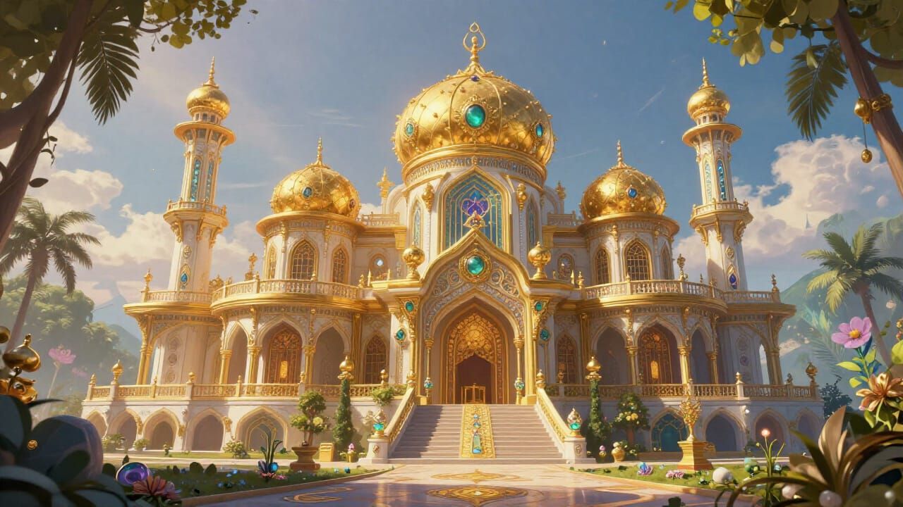 Divine Paradise Home of Gold and Jewels