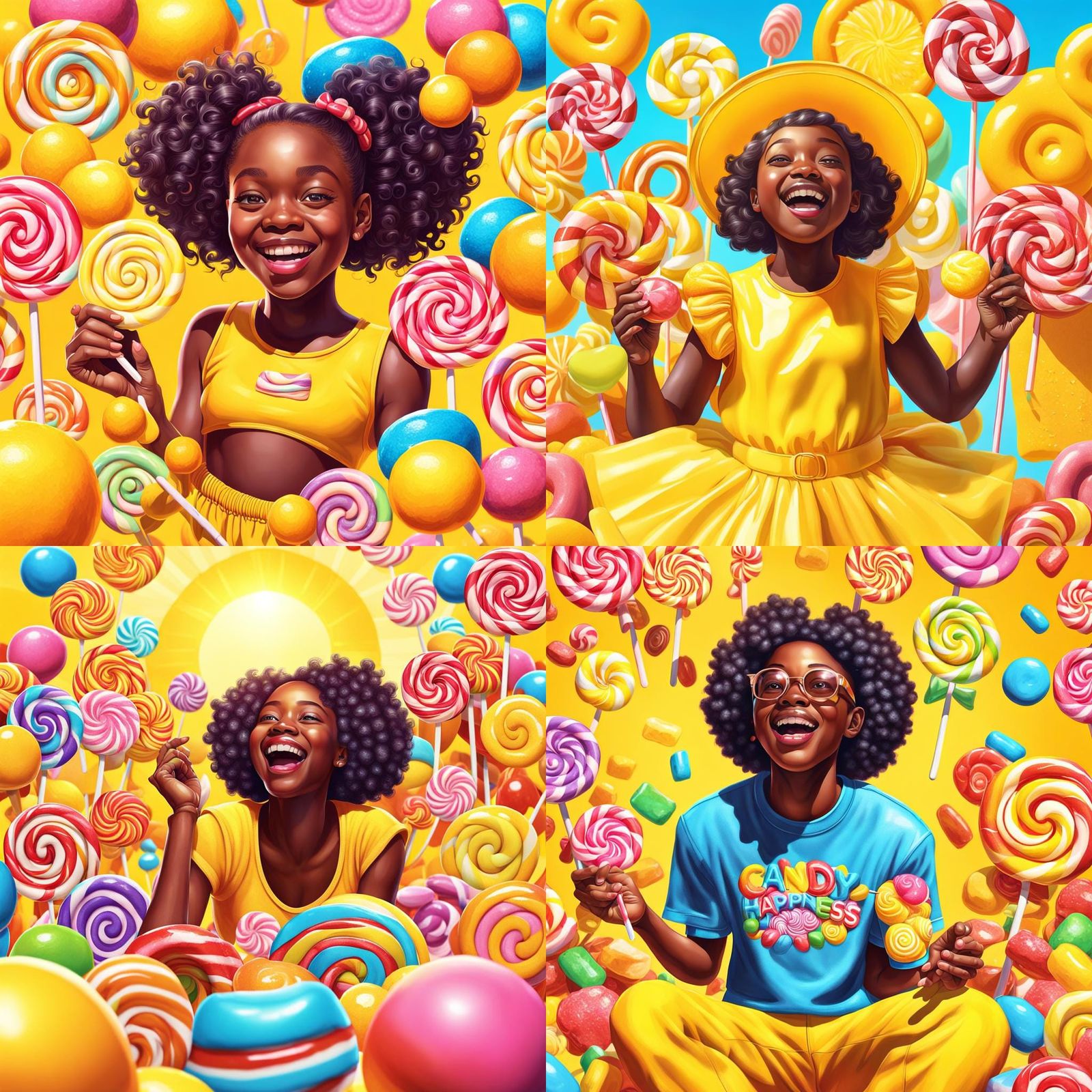 Candy Art: Black Joy in a Whimsical Candyland
