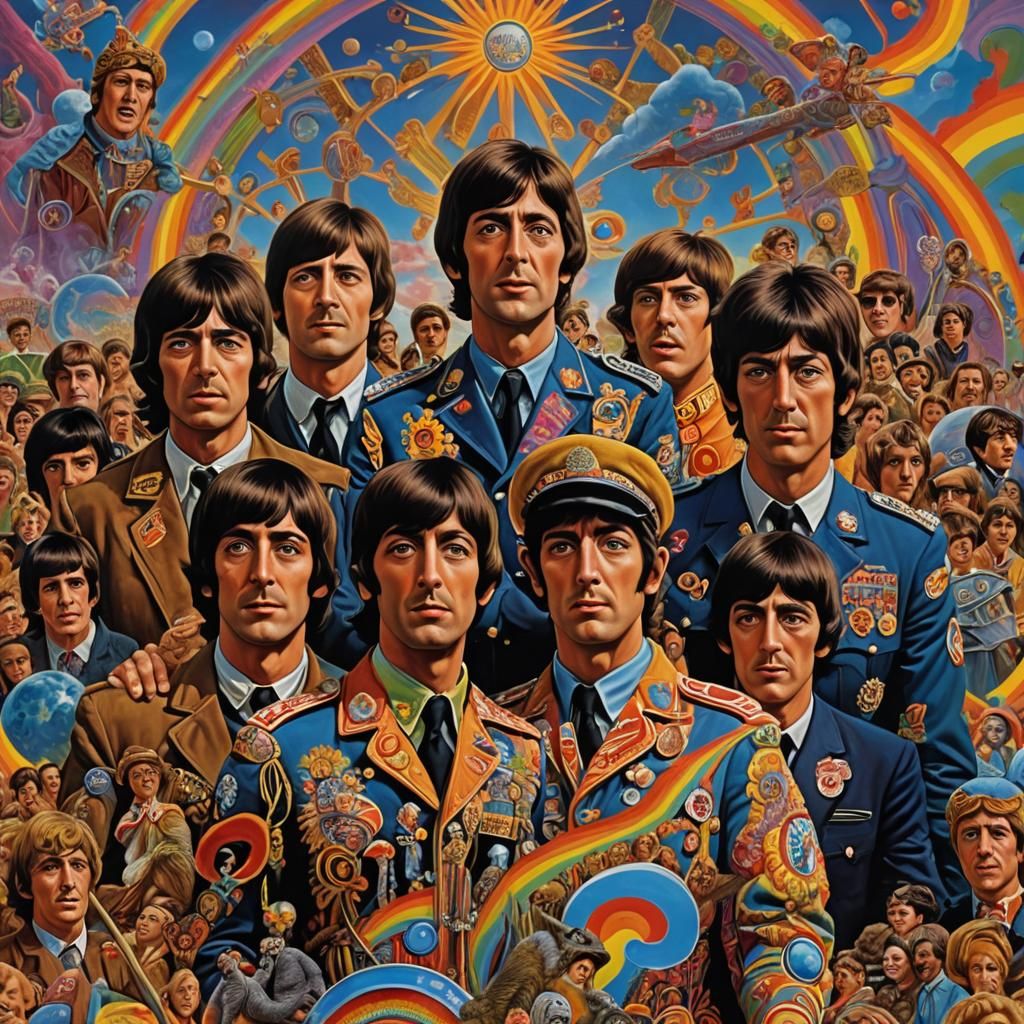 Psychedelic Magical Mystery Tour Masterpiece
