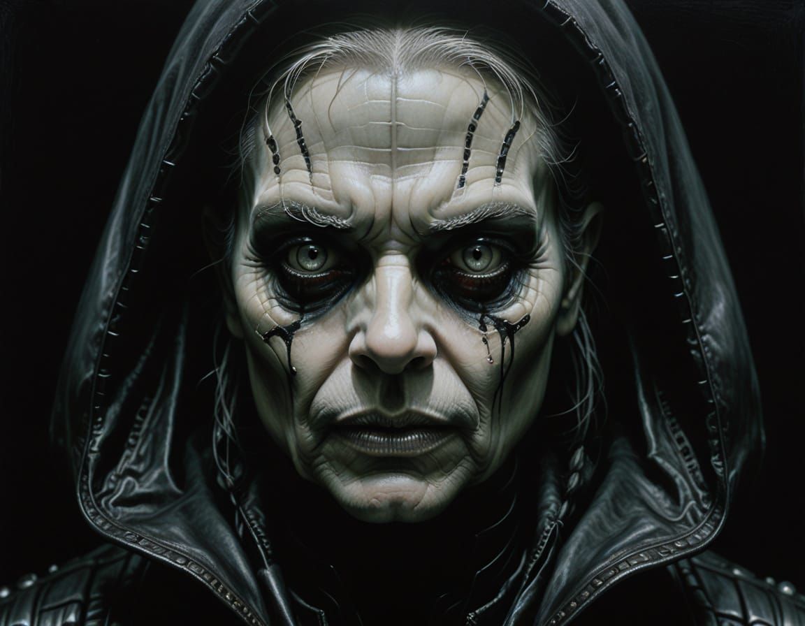 Piercing Eyes of Deceit in Film Noir Style