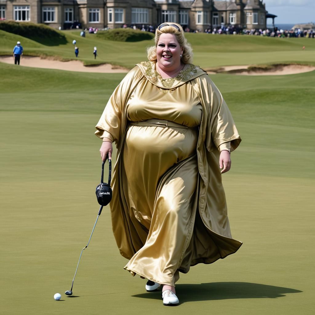 Drag Queen Golfing at St Andrews Old Course