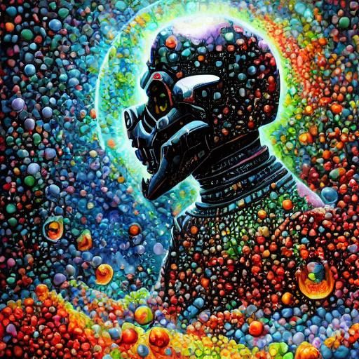 A Dotty Plague Doctor on Hospital Rounds