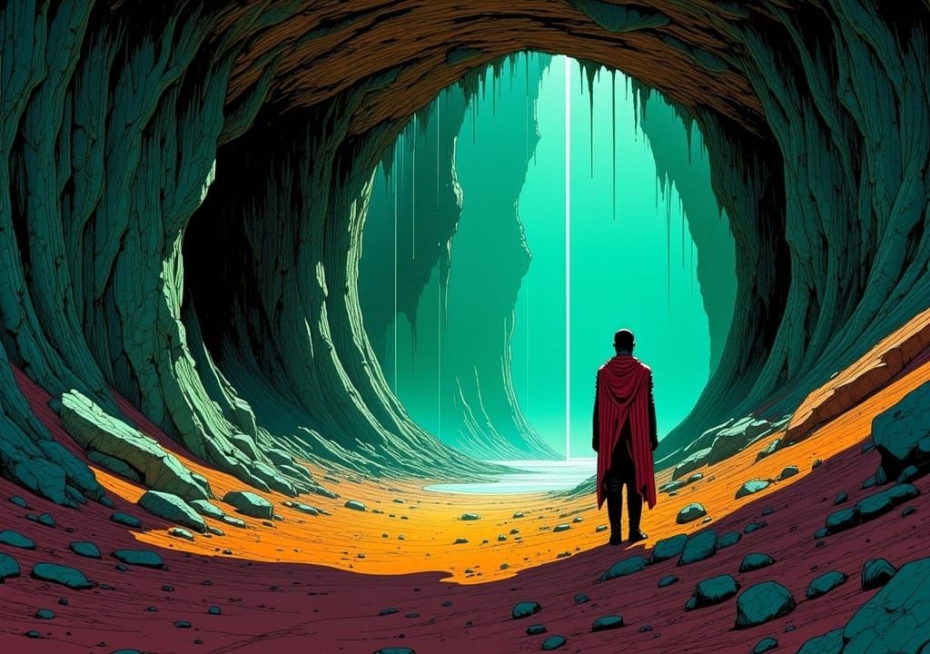 Prince of Type-3 Civilization in Ligne Claire Style