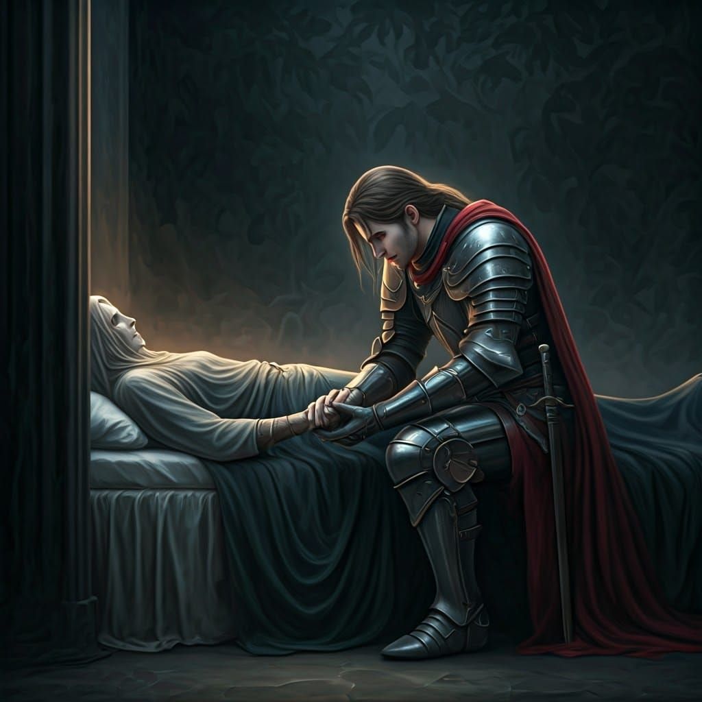 Knight's Twilight Vigil: A Fantasy of Sorrow