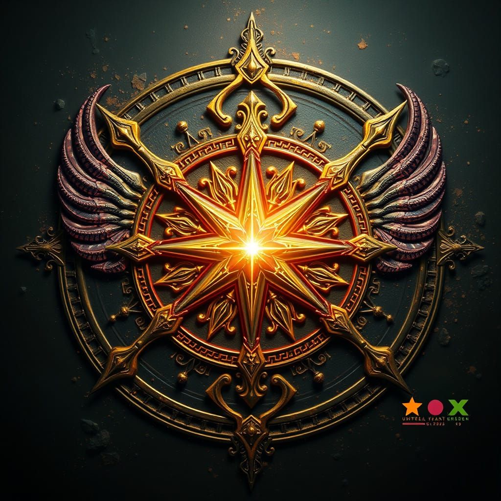 Ethereal Goddess Emblem Unveiled in Celestial Radiance