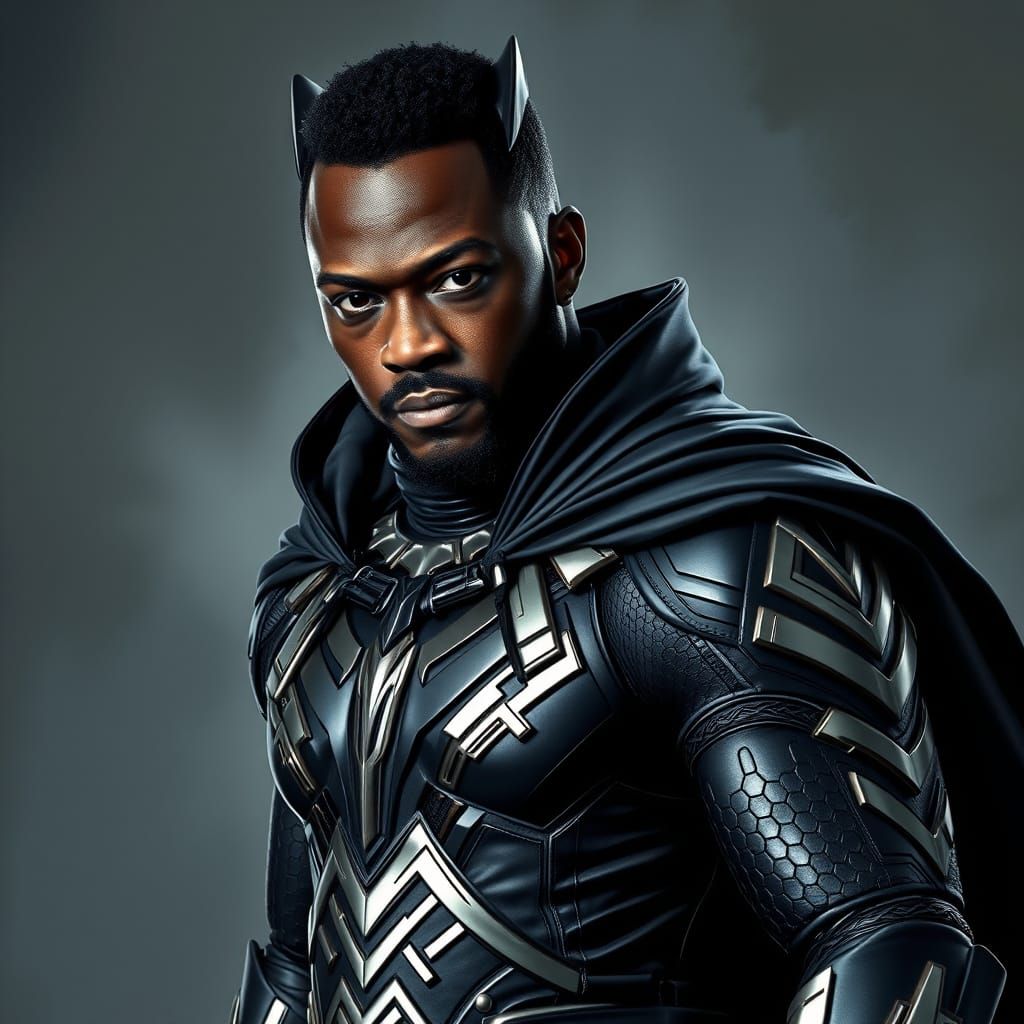 Tyler Perry as the Afrofuturist King of Wakanda