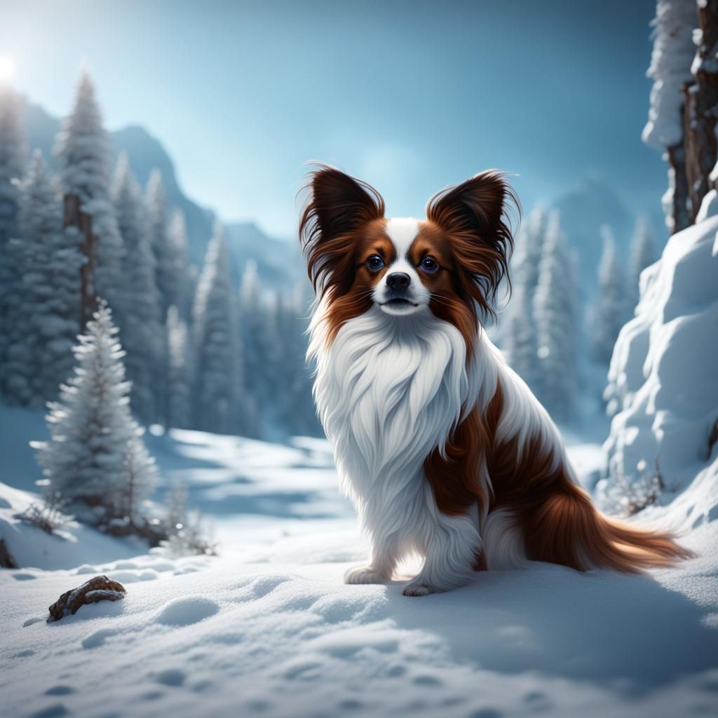 Snow Papillon: Detailed Fantasy Concept Art