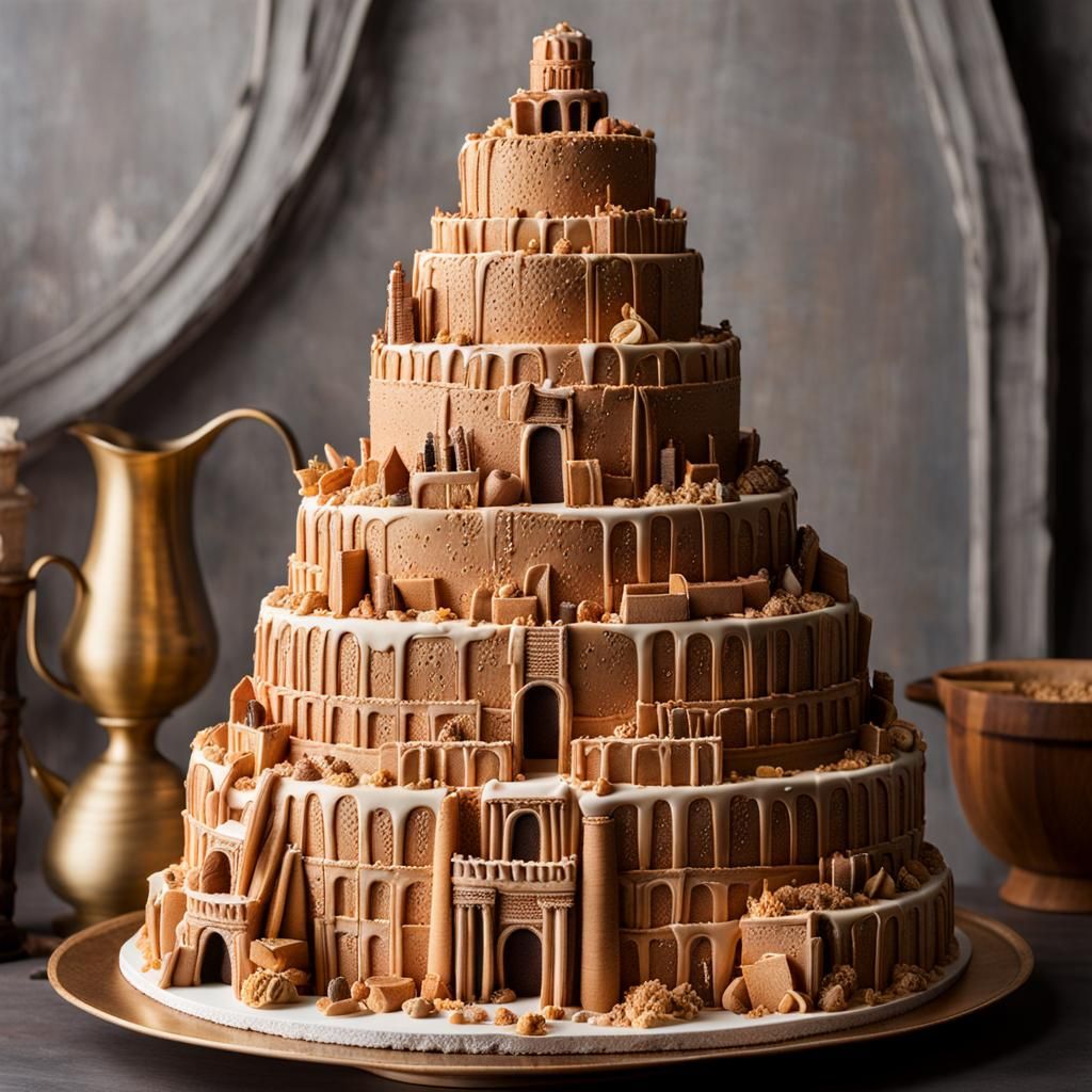 Tower of Babel Cake: A Biblical Story