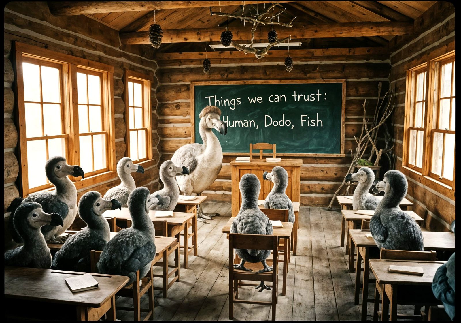 Dodo Bird Classroom in Log Cabin