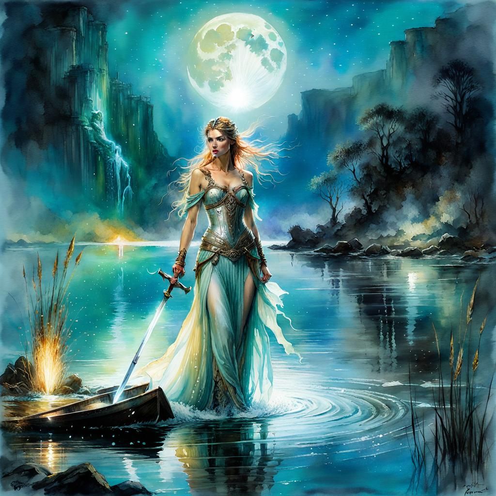 Viviane la fée, La Dame du Lac