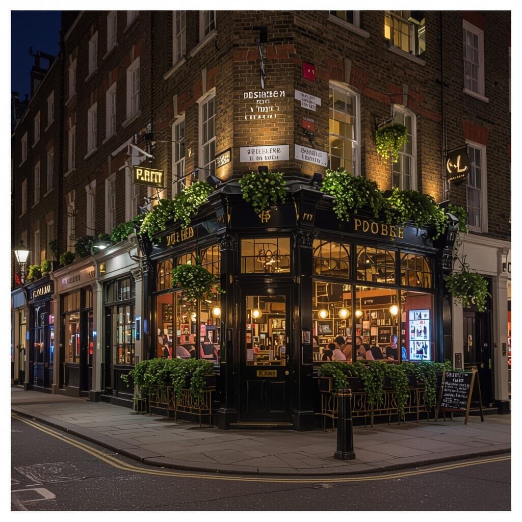 Soho London at Night