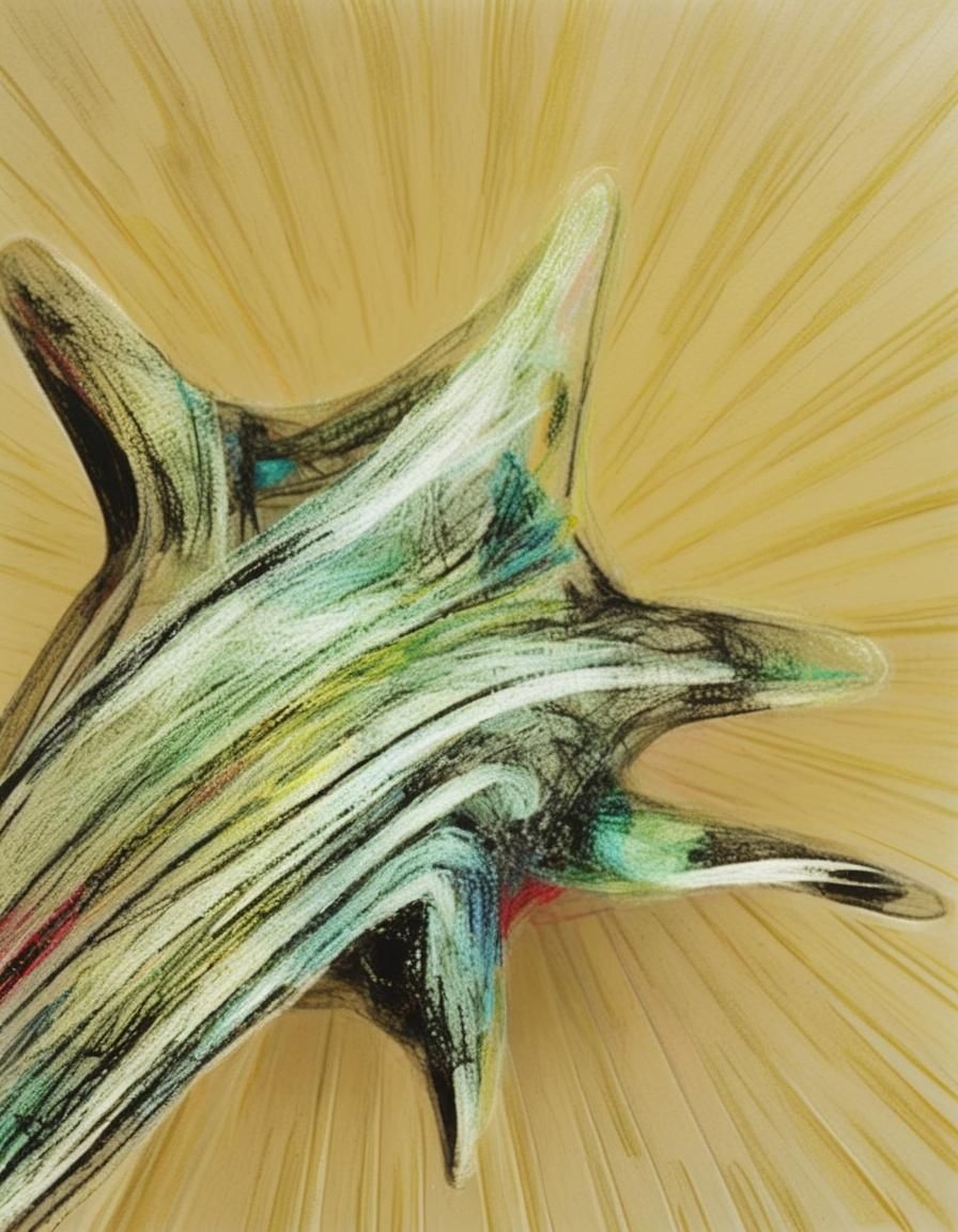 Magical Summer in Translucent Cubist Style