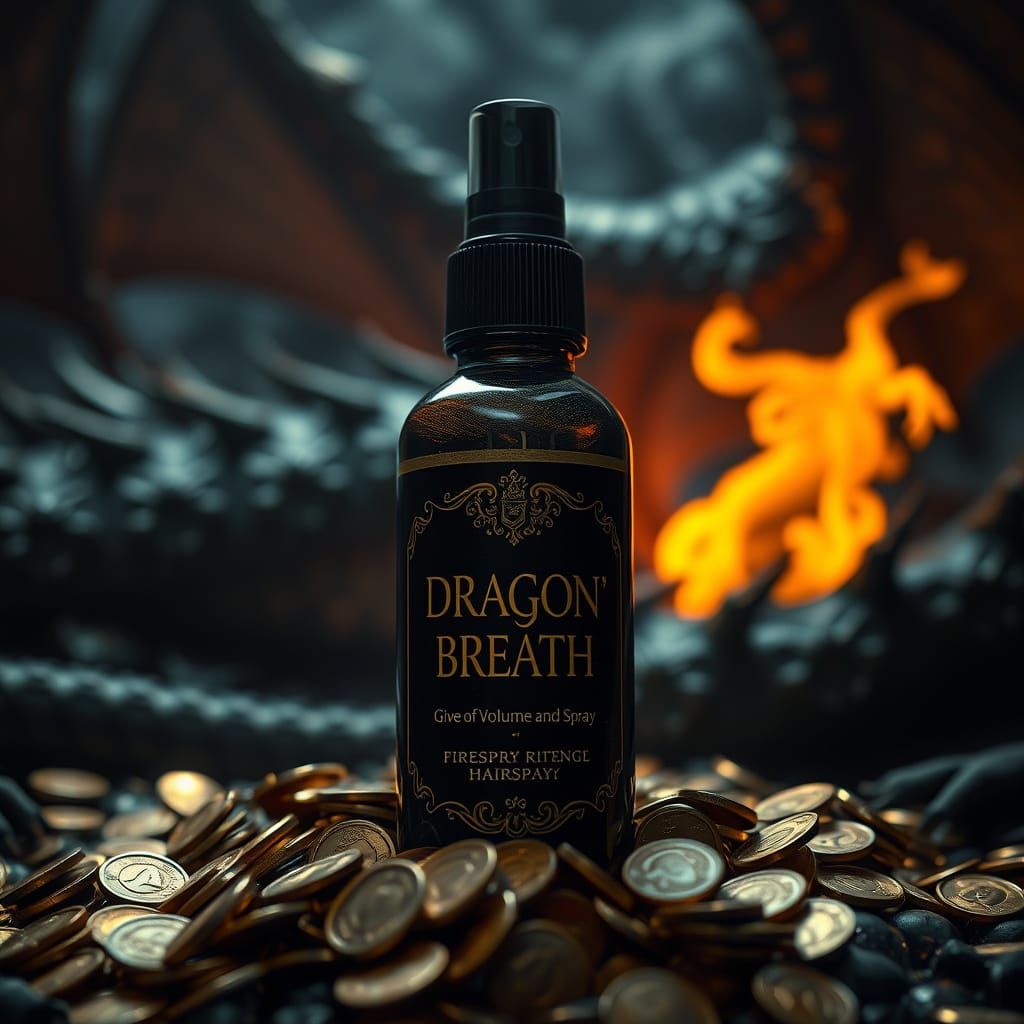 Dragon's Breath Hairspray in Dark Fantasy Art