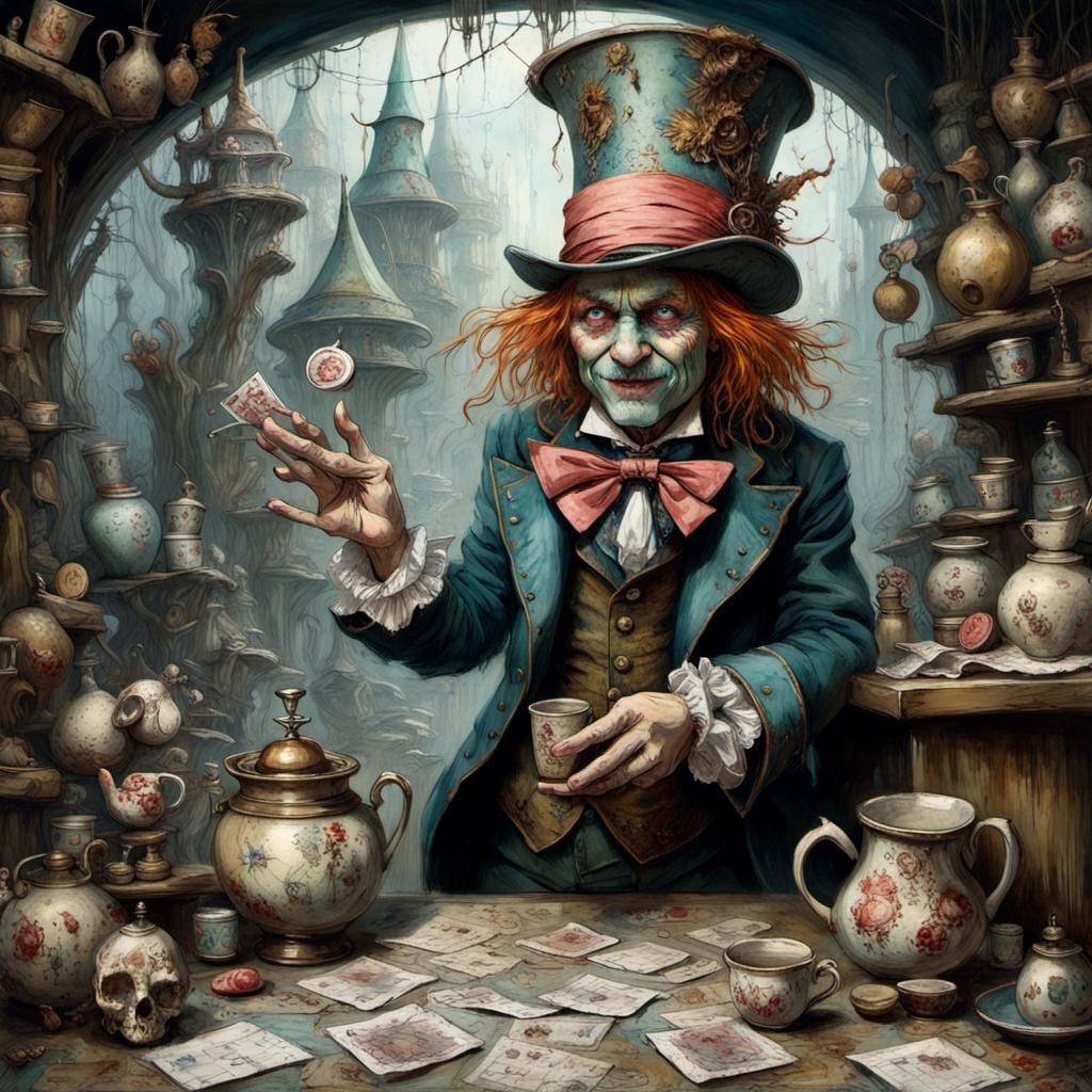 The mad hatters in Wonderland