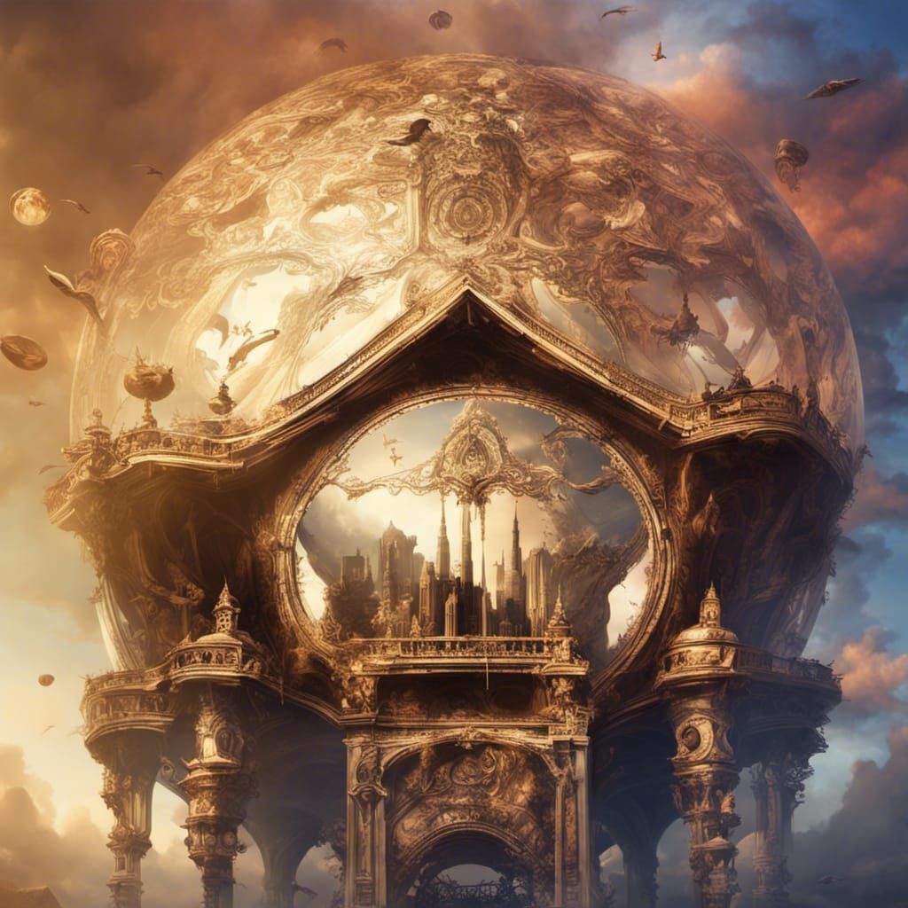 Intricate Engraving Designs: A Digital Matte Painting