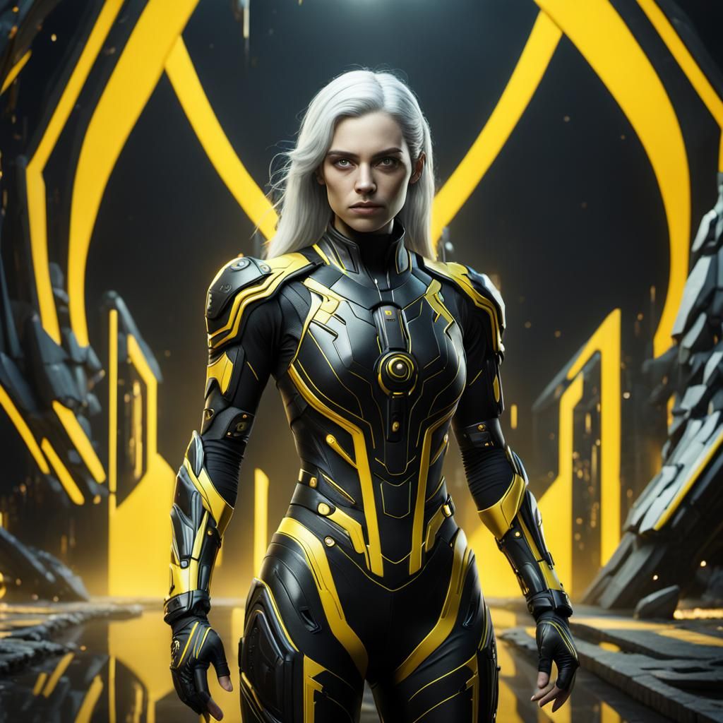 Nanosuit Character Concept Art in 8K Resolution