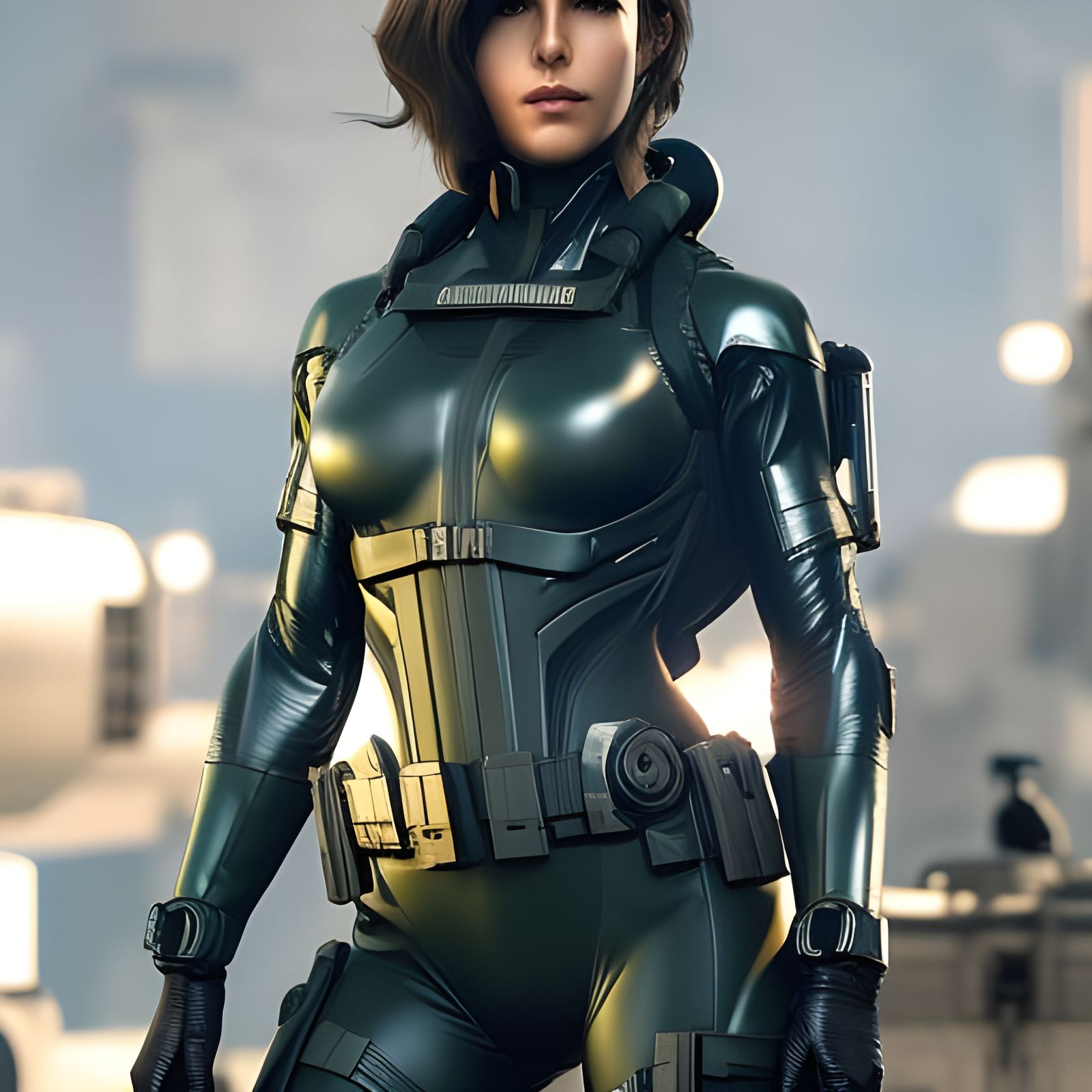 Female Spy in Tactical Suit: Artstation Concept Art