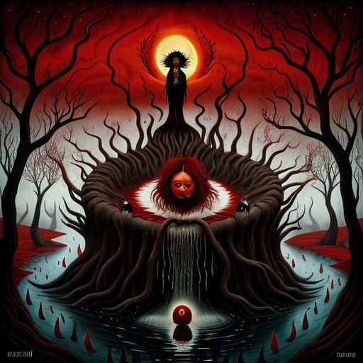 River of Tears: A Surreal Emotional Awakening