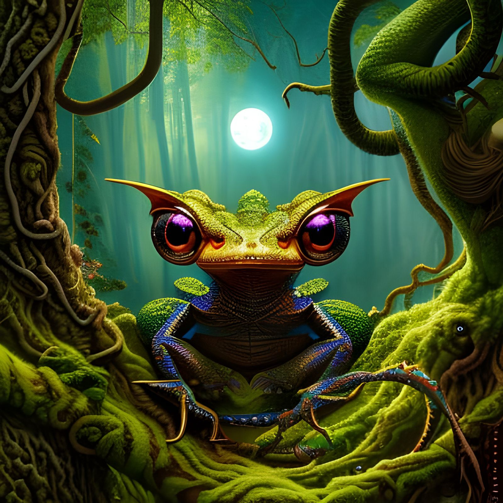 Mythical Creature Portrait in Photorealistic Style